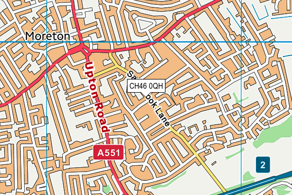 CH46 0QH map - OS VectorMap District (Ordnance Survey) CH46 0QH map - OS VectorMap District (Ordnance Survey)