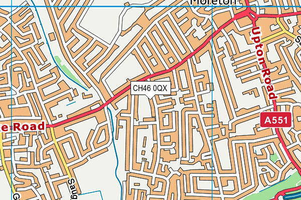 CH46 0QX map - OS VectorMap District (Ordnance Survey) CH46 0QX map - OS VectorMap District (Ordnance Survey)