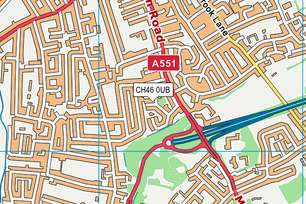 CH46 0UB map - OS VectorMap District (Ordnance Survey) CH46 0UB map - OS VectorMap District (Ordnance Survey)