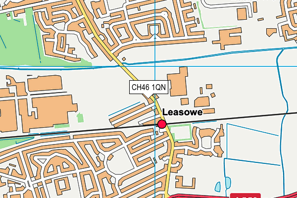 CH46 1QN map - OS VectorMap District (Ordnance Survey) CH46 1QN map - OS VectorMap District (Ordnance Survey)