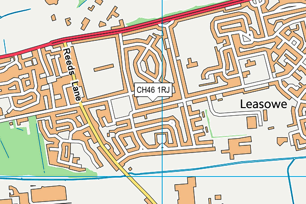 CH46 1RJ map - OS VectorMap District (Ordnance Survey) CH46 1RJ map - OS VectorMap District (Ordnance Survey)