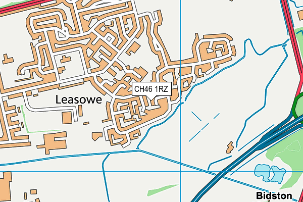 CH46 1RZ map - OS VectorMap District (Ordnance Survey) CH46 1RZ map - OS VectorMap District (Ordnance Survey)