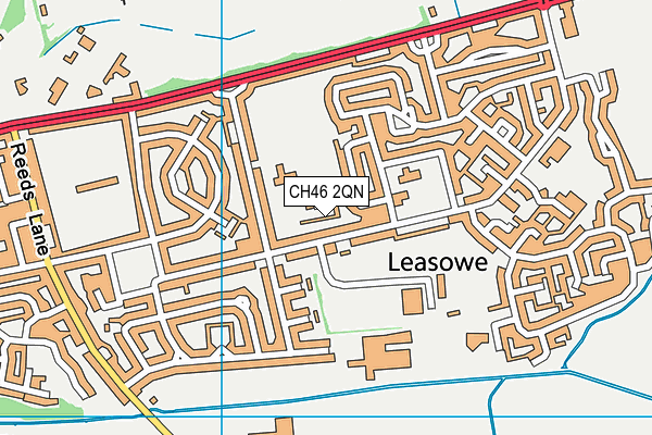 CH46 2QN map - OS VectorMap District (Ordnance Survey) CH46 2QN map - OS VectorMap District (Ordnance Survey)