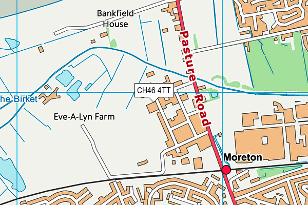 CH46 4TT map - OS VectorMap District (Ordnance Survey) CH46 4TT map - OS VectorMap District (Ordnance Survey)