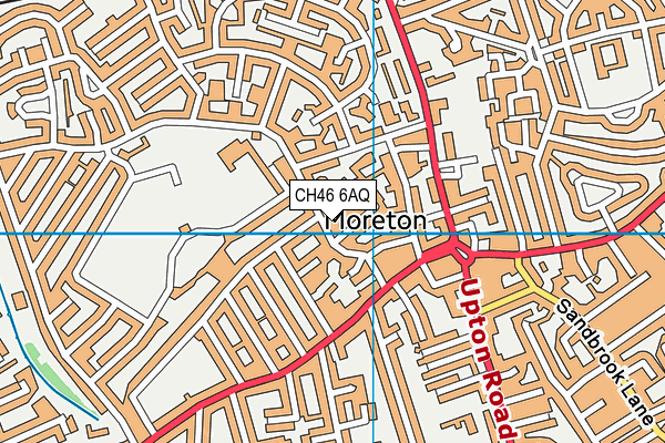 CH46 6AQ map - OS VectorMap District (Ordnance Survey) CH46 6AQ map - OS VectorMap District (Ordnance Survey)