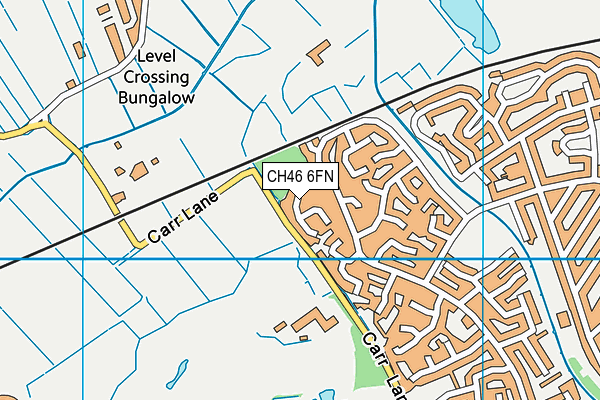 CH46 6FN map - OS VectorMap District (Ordnance Survey) CH46 6FN map - OS VectorMap District (Ordnance Survey)