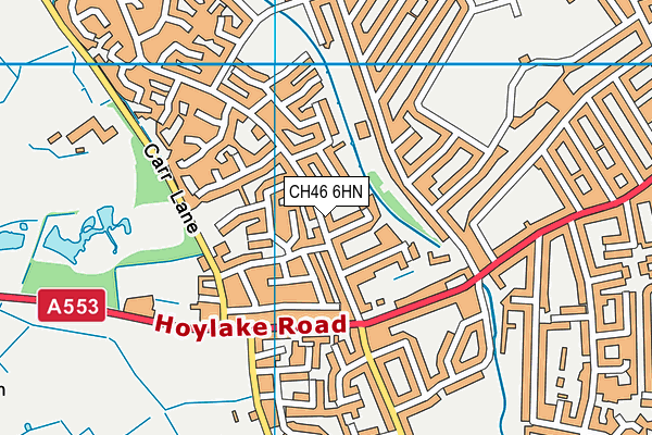 CH46 6HN map - OS VectorMap District (Ordnance Survey) CH46 6HN map - OS VectorMap District (Ordnance Survey)