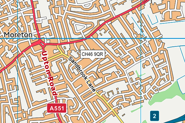 CH46 9QR map - OS VectorMap District (Ordnance Survey) CH46 9QR map - OS VectorMap District (Ordnance Survey)