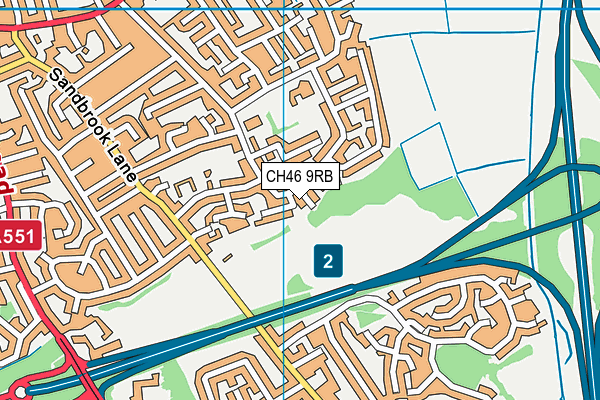 CH46 9RB map - OS VectorMap District (Ordnance Survey) CH46 9RB map - OS VectorMap District (Ordnance Survey)