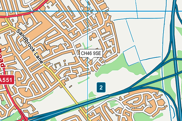 CH46 9SE map - OS VectorMap District (Ordnance Survey) CH46 9SE map - OS VectorMap District (Ordnance Survey)