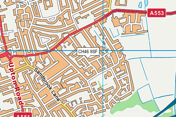 CH46 9SF map - OS VectorMap District (Ordnance Survey) CH46 9SF map - OS VectorMap District (Ordnance Survey)