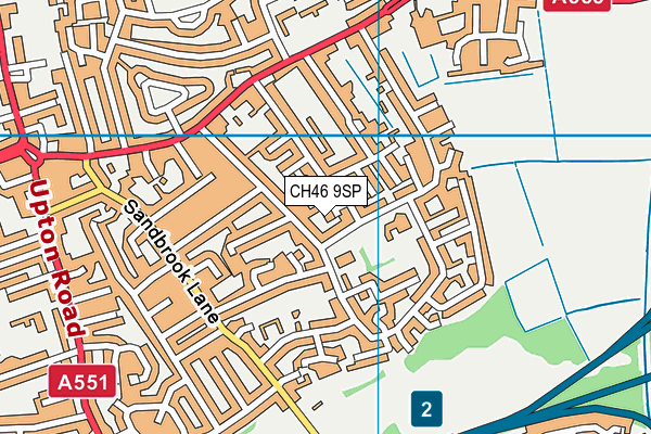 CH46 9SP map - OS VectorMap District (Ordnance Survey) CH46 9SP map - OS VectorMap District (Ordnance Survey)