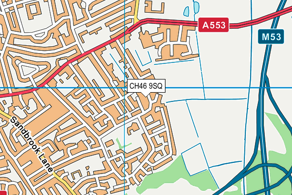 CH46 9SQ map - OS VectorMap District (Ordnance Survey) CH46 9SQ map - OS VectorMap District (Ordnance Survey)