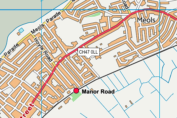 CH47 0LL map - OS VectorMap District (Ordnance Survey) CH47 0LL map - OS VectorMap District (Ordnance Survey)