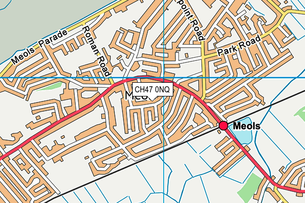 CH47 0NQ map - OS VectorMap District (Ordnance Survey)