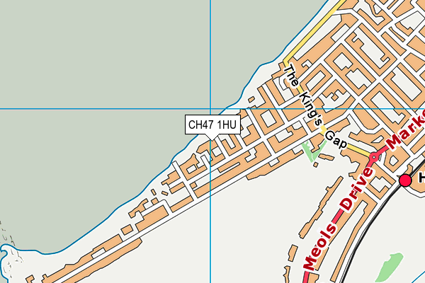 CH47 1HU map - OS VectorMap District (Ordnance Survey)