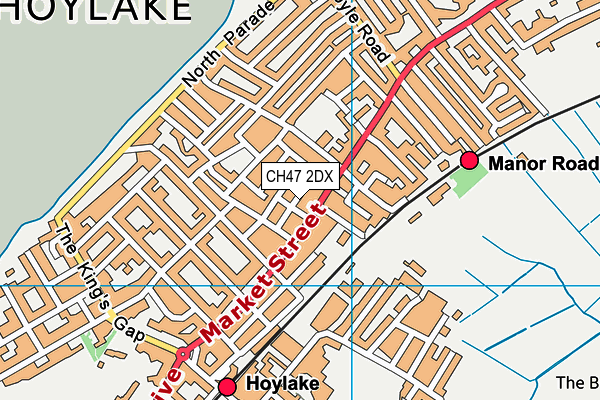 CH47 2DX map - OS VectorMap District (Ordnance Survey)