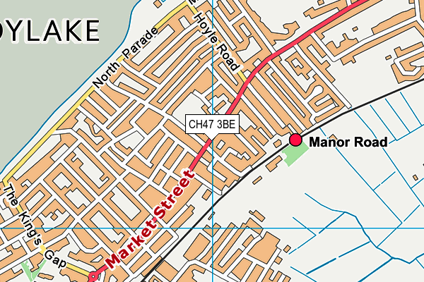 CH47 3BE map - OS VectorMap District (Ordnance Survey) CH47 3BE map - OS VectorMap District (Ordnance Survey)