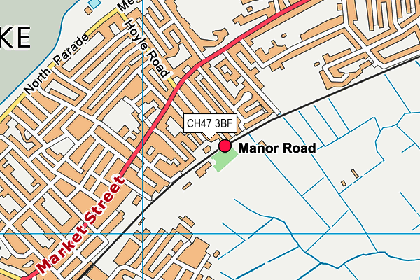 CH47 3BF map - OS VectorMap District (Ordnance Survey) CH47 3BF map - OS VectorMap District (Ordnance Survey)