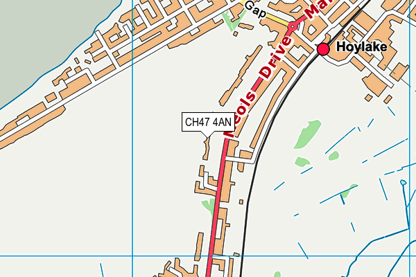 CH47 4AN map - OS VectorMap District (Ordnance Survey) CH47 4AN map - OS VectorMap District (Ordnance Survey)