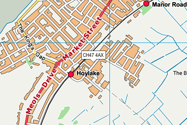 CH47 4AX map - OS VectorMap District (Ordnance Survey) CH47 4AX map - OS VectorMap District (Ordnance Survey)