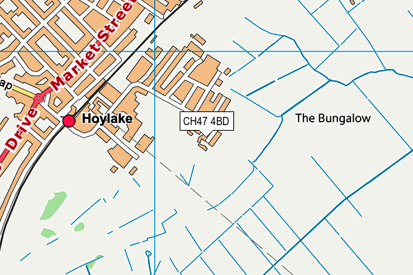 CH47 4BD map - OS VectorMap District (Ordnance Survey) CH47 4BD map - OS VectorMap District (Ordnance Survey)