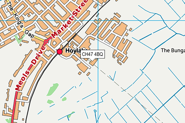 CH47 4BQ map - OS VectorMap District (Ordnance Survey) CH47 4BQ map - OS VectorMap District (Ordnance Survey)