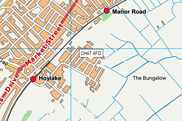CH47 4FD map - OS VectorMap District (Ordnance Survey) CH47 4FD map - OS VectorMap District (Ordnance Survey)