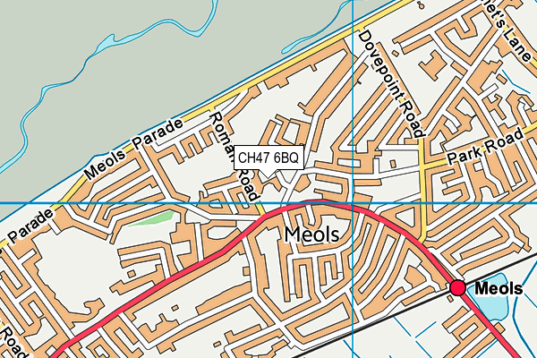 CH47 6BQ map - OS VectorMap District (Ordnance Survey) CH47 6BQ map - OS VectorMap District (Ordnance Survey)