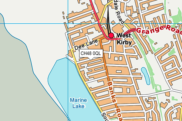 CH48 0QL map - OS VectorMap District (Ordnance Survey) CH48 0QL map - OS VectorMap District (Ordnance Survey)