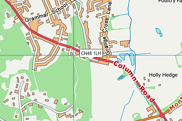 CH48 1LH map - OS VectorMap District (Ordnance Survey)