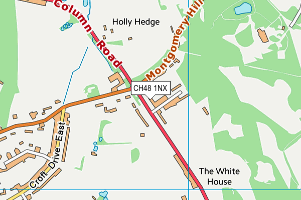 CH48 1NX map - OS VectorMap District (Ordnance Survey)
