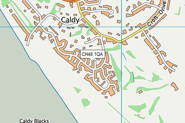 CH48 1QA map - OS VectorMap District (Ordnance Survey) CH48 1QA map - OS VectorMap District (Ordnance Survey)