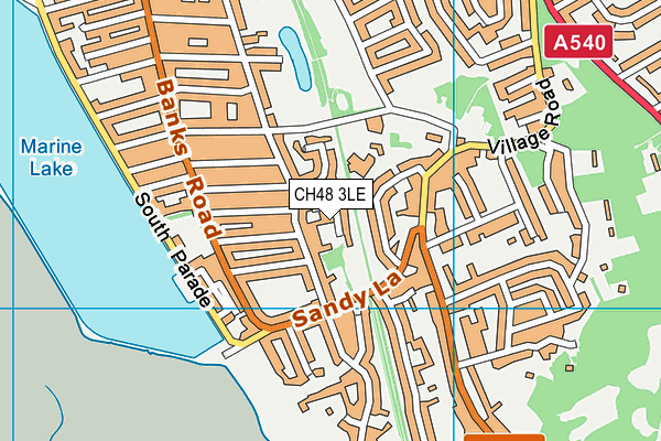 CH48 3LE map - OS VectorMap District (Ordnance Survey) CH48 3LE map - OS VectorMap District (Ordnance Survey)