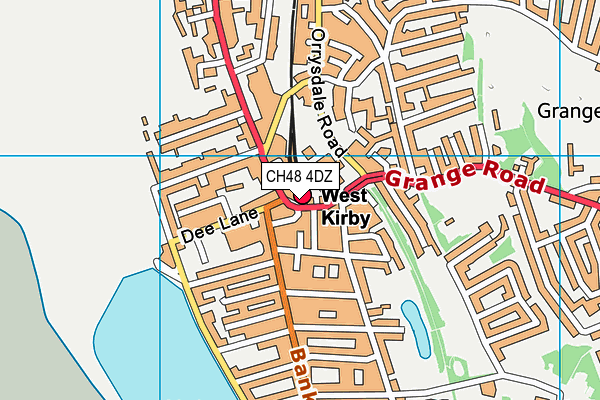 CH48 4DZ map - OS VectorMap District (Ordnance Survey) CH48 4DZ map - OS VectorMap District (Ordnance Survey)
