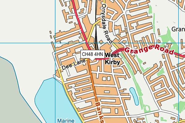 CH48 4HN map - OS VectorMap District (Ordnance Survey) CH48 4HN map - OS VectorMap District (Ordnance Survey)