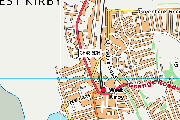 CH48 5DH map - OS VectorMap District (Ordnance Survey) CH48 5DH map - OS VectorMap District (Ordnance Survey)