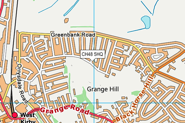 CH48 5HQ map - OS VectorMap District (Ordnance Survey) CH48 5HQ map - OS VectorMap District (Ordnance Survey)