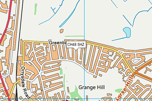CH48 5HZ map - OS VectorMap District (Ordnance Survey) CH48 5HZ map - OS VectorMap District (Ordnance Survey)