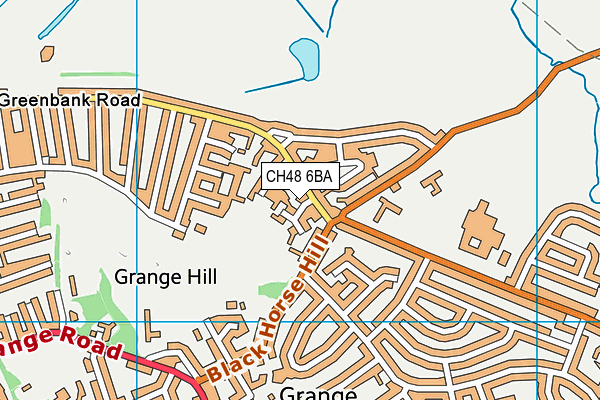 CH48 6BA map - OS VectorMap District (Ordnance Survey) CH48 6BA map - OS VectorMap District (Ordnance Survey)