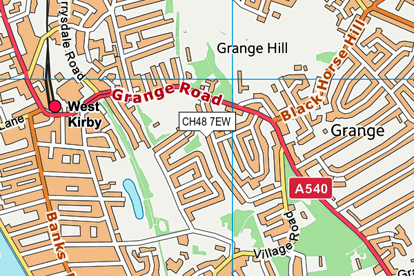 CH48 7EW map - OS VectorMap District (Ordnance Survey) CH48 7EW map - OS VectorMap District (Ordnance Survey)