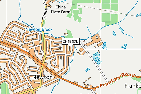 CH48 9XL map - OS VectorMap District (Ordnance Survey) CH48 9XL map - OS VectorMap District (Ordnance Survey)
