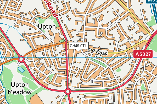 CH49 0TL map - OS VectorMap District (Ordnance Survey) CH49 0TL map - OS VectorMap District (Ordnance Survey)