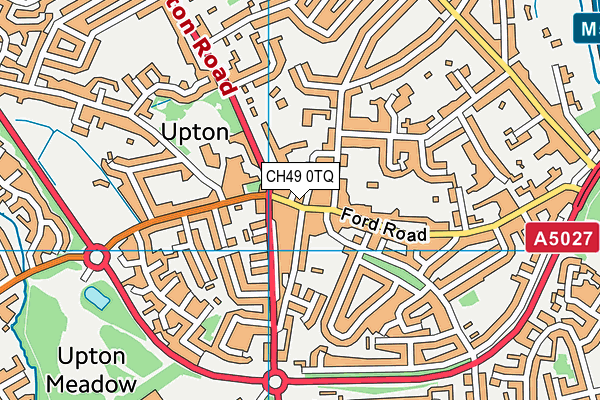 CH49 0TQ map - OS VectorMap District (Ordnance Survey)