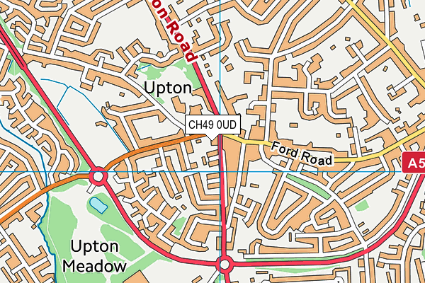 CH49 0UD map - OS VectorMap District (Ordnance Survey) CH49 0UD map - OS VectorMap District (Ordnance Survey)