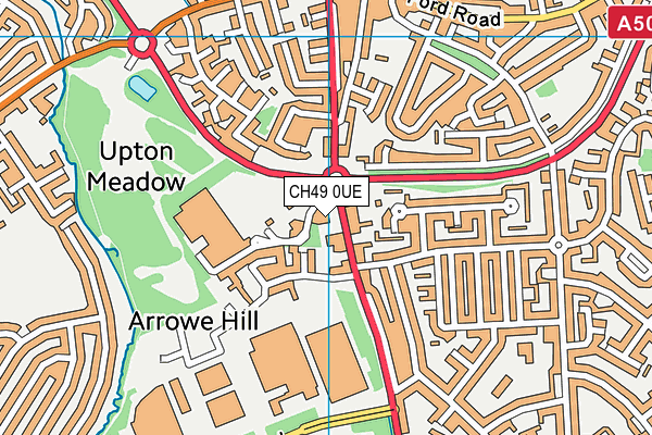 CH49 0UE map - OS VectorMap District (Ordnance Survey) CH49 0UE map - OS VectorMap District (Ordnance Survey)