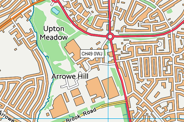 CH49 0WJ map - OS VectorMap District (Ordnance Survey) CH49 0WJ map - OS VectorMap District (Ordnance Survey)
