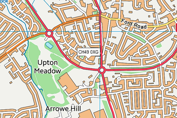 CH49 0XG map - OS VectorMap District (Ordnance Survey) CH49 0XG map - OS VectorMap District (Ordnance Survey)
