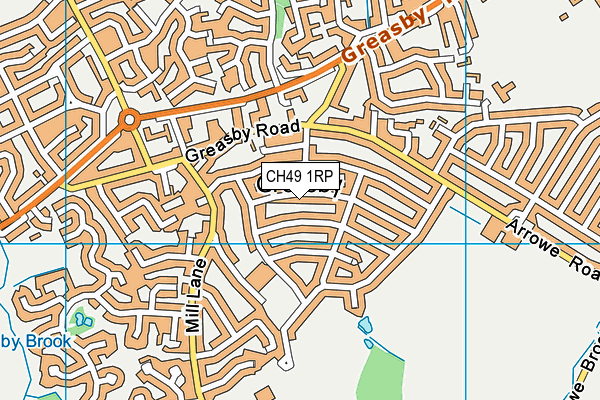 CH49 1RP map - OS VectorMap District (Ordnance Survey) CH49 1RP map - OS VectorMap District (Ordnance Survey)
