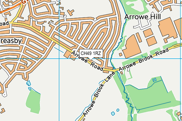 CH49 1RZ map - OS VectorMap District (Ordnance Survey) CH49 1RZ map - OS VectorMap District (Ordnance Survey)